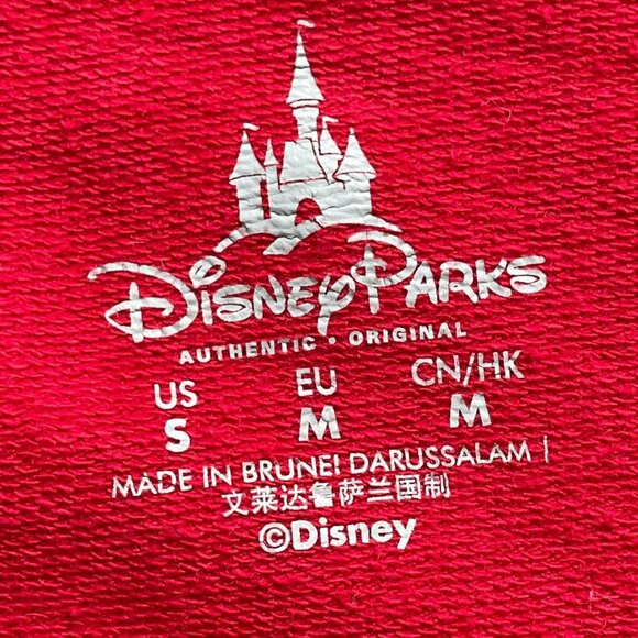 Disney Parks Red Top Plaid Shorts Pajama Set Women's Size S - Picture 7 of 7